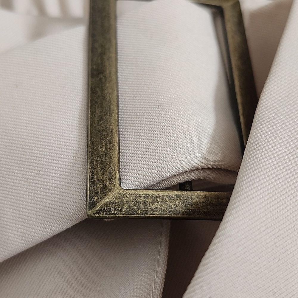 Crescent Wide Leg High Waist Cream/Tan Dress Pants Trousers M - Picture 5 of 8